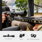Balík EP-5 5-25x56 FFP s krúžkami na puškohľad HALO Ti