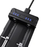 Dual-Slot Smart Battery Charger Compatible with 18650 and 21700 Batteries - Image 4